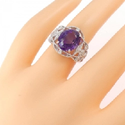 Nhẫn Amethyst K18WG 4.01CT - Hàng hiệu Chính hãng 848862