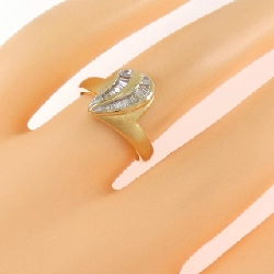 Nhẫn kim cương K18YG/K18WG 0.16CT - Hàng hiệu Chính hãng 852219