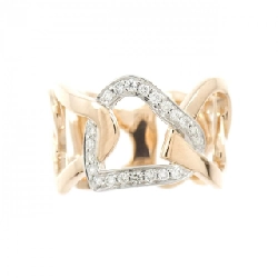 Nhẫn kim cương K18PG/K18WG - Hàng hiệu Authentic 852812