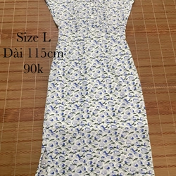Đầm NK hoạ tiết nhí xinh xắn