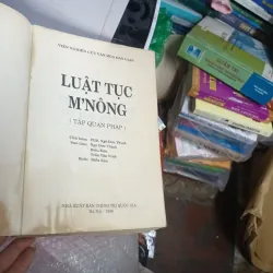 Combo 2c Luật Tục M' Nông và Luật Tục Jrai 1031615