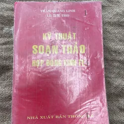 Kĩ thuật soạn thảo hợp đồng kinh tế