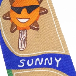 Khăn quàng cổ Hermès FUNNY ICE CREAM 064109S 624215