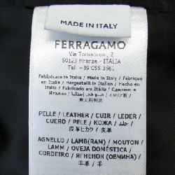 【Mã giảm giá】Salvatore Ferragamo Áo khoác da 635689