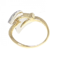 Nhẫn kim cương K18YG/PT900 0.01CT 670908