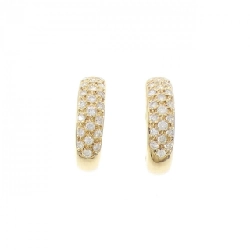 Bông tai kim cương 750YG - Hàng hiệu Authentic