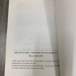 Giáo sư vũ khiêu người bạn thơ của chúng tôi. 999 475989