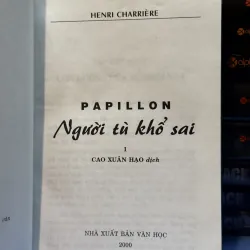 Trọn bộ 2 tập Papillon người tù khổ sai (bìa cứng)  751765