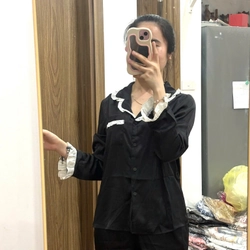 Pijama lụa dài tay 454868