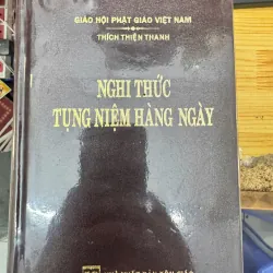 SÁCH NGHI THỨC TỤNG NIỆM HẰNG NGÀY - THÍCH THIỆN THANH 50k