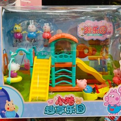 Đồ chơi mô hình khu vui chơi của heo peppa và các bạn 7531 có cầu trượt, bập bênh 164213