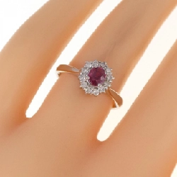 Nhẫn ruby PT900 0.33CT 670522