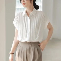 Áo sơ mi trắng, size L, chất mát 379629