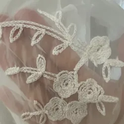 Áo dài tơ trắng tiểu thư 1013739