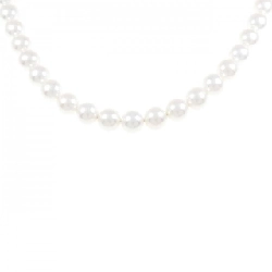 Dây chuyền ngọc trai Akoya với khóa bạc - Hàng hiệu Authentic