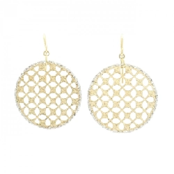 K18YG/K18WG Bông tai - Hàng hiệu Chính hãng