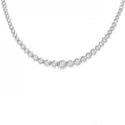 Dây chuyền kim cương K18WG 3.00CT - Hàng hiệu chính hãng