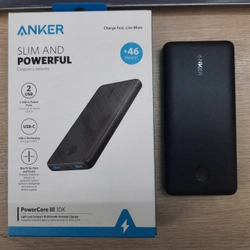 Sạc dự phòng ANKER (2 USB, 1 TYPE C)