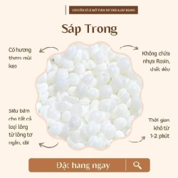 100g sáp Wax dừa, sáp Trong... viên sáp wax lông nóng  14302