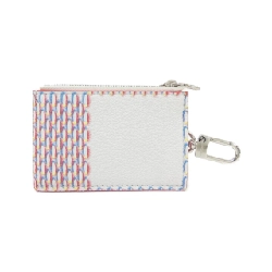 Ví đựng thẻ đôi zip Louis Vuitton Damier Spray M81430 Coin & Card Case 621549