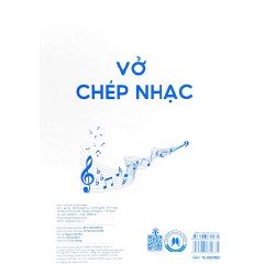 Vở Chép Nhạc - 36 Trang (Bìa Xanh Dương) - Minh Nhật 160570