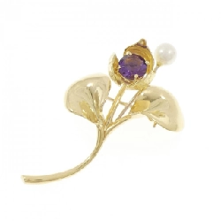 Bông hoa Amethyst 750YG - Hàng hiệu Authentic