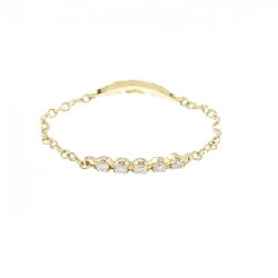 Nhẫn kim cương K18YG 0.03CT - Hàng hiệu Authentic