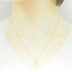 K18YG Dây chuyền kim cương hình chữ thập - Hàng hiệu Chính hãng 861384