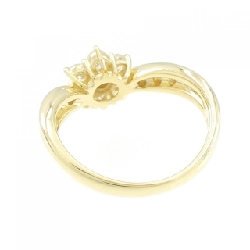 Nhẫn kim cương K18YG hoa 0.71CT 672763