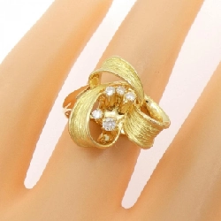 Nhẫn kim cương K18YG 0.12CT - Hàng hiệu Authentic 853315