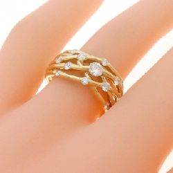 Nhẫn kim cương K18YG 0.54CT - Hàng hiệu Authentic 853472