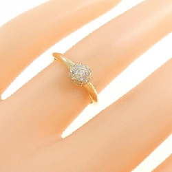 Nhẫn kim cương Pavé K18YG 0.19CT 672932