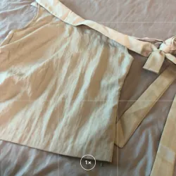 áo lệch vai thắt nơ