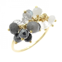 Nhẫn đá màu K18YG - Hàng hiệu Authentic