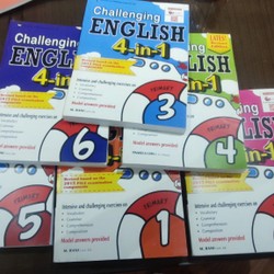 Trọn bộ 6 cuốn Challenging English 4-in-1 135710