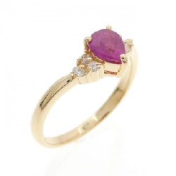 Nhẫn Ruby K18YG 0.49CT - Hàng hiệu Chính hãng