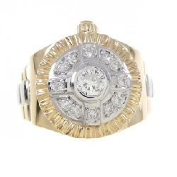 Nhẫn kim cương K18YG/PT900 0.26CT - Hàng hiệu Authentic 847973