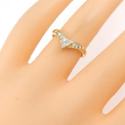 Nhẫn kim cương K18YG 0.20CT 667607