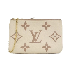 Túi xách vai Louis Vuitton Monogram Empreinte hai màu Pouch Double Zip 2020AW M80084 - Hàng hiệu Authentic