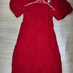 Đầm đỏ nhung dư tiệc size S 907717