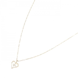 K18PG Dây chuyền hình trái tim kim cương 0.02CT - Hàng hiệu Chính hãng 862366