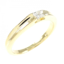 Nhẫn kim cương K18YG 0.10CT