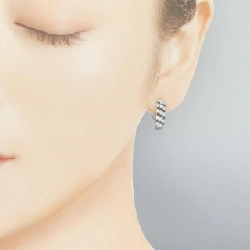 K18WG Bông tai kim cương 1.00CT - Hàng hiệu Chính hãng 874492