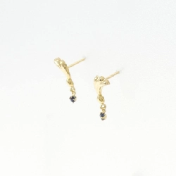 K18YG Bông tai Sapphire - Hàng hiệu Chính hãng 873373