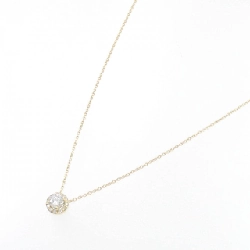 Dây chuyền kim cương K18YG 0.234CT F SI2 Tốt - Hàng hiệu Chính hãng 872401