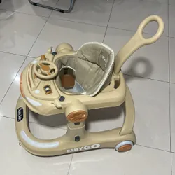 Xe tập đi Happy baby màu nâu kem, ít sử dụng 565191