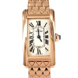 Cartier Tank Americaine SM PG W2620031 PG･RG Quartz - Hàng hiệu Authentic