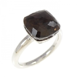 Nhẫn đá quý khói K18WG