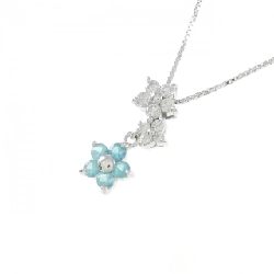 K18WG Hoa Tourmaline Dây Chuyền 0.14CT - Hàng hiệu Chính hãng 861181