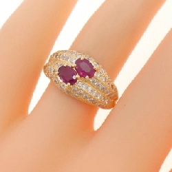 Nhẫn Ruby K18YG 0.78CT - Hàng hiệu Chính hãng 855084
